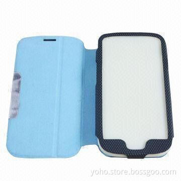 Leather Cases for Samsung Galaxy Note SIII, Be Stand Any Degree, Magnetic Inside